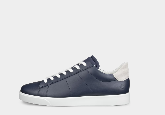 کفش اسپرت مردانه اکو دانمارک مدل ECCO STREET LITE - طراحی مینیمال رنگ سورمه ای